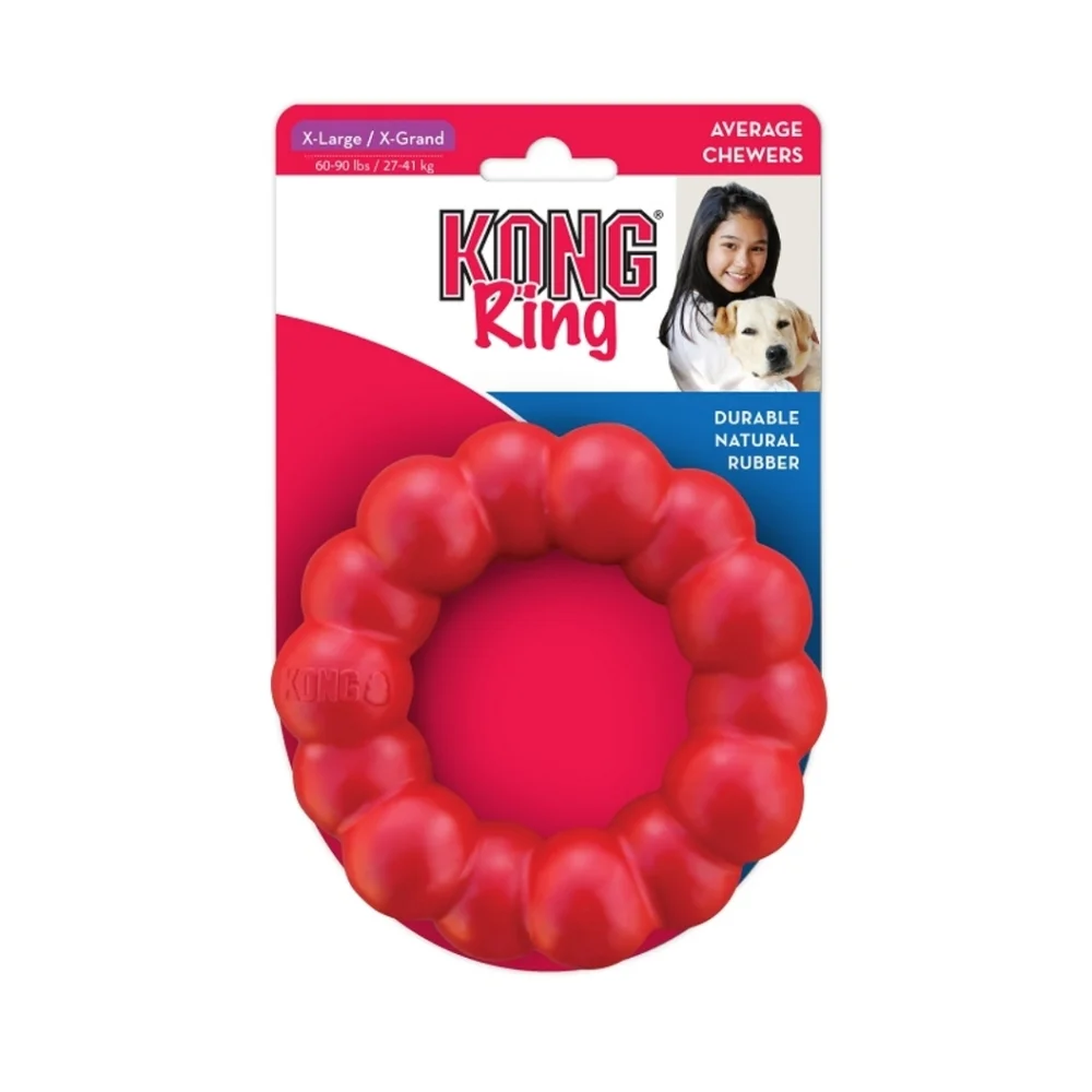 KONG Dog Ring Toy - Durable Natural Rubber XL Made in the USA NWT SO 1 Left!